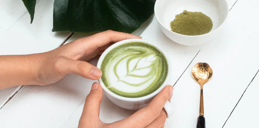 Matcha-te hälsofördelar japansk dryck