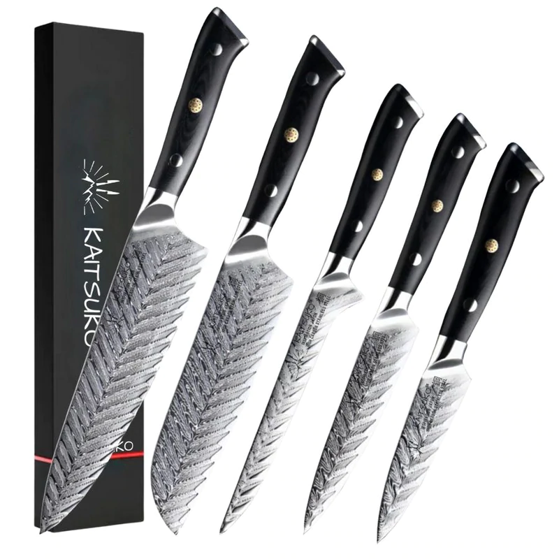 DAMAS 67 -Layer Steel Kitchen Knives Set