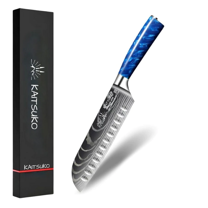 Kaitsuko Ocean Blue Meat and Fish Knife